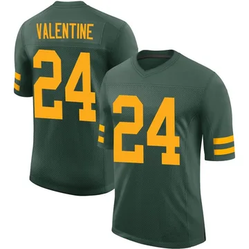 Youth Nike Green Bay Packers Carrington Valentine Green Alternate Vapor Jersey - Limited