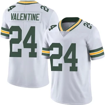 Youth Nike Green Bay Packers Carrington Valentine White Vapor Untouchable Jersey - Limited