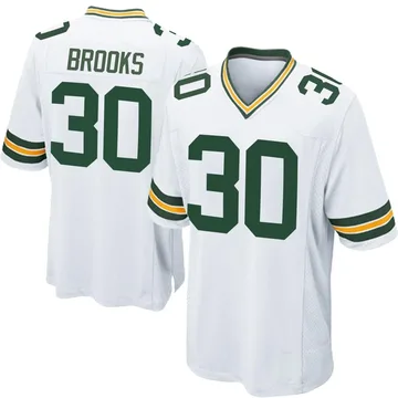 Youth Nike Green Bay Packers Chris Brooks White Jersey - Game