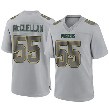 Youth Nike Green Bay Packers Chris McClellan Gray Atmosphere Fashion Jersey - Game