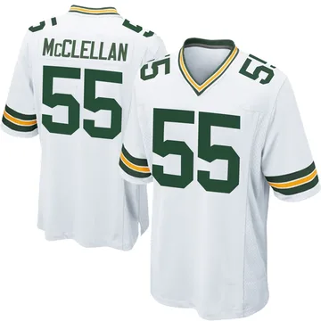 Youth Nike Green Bay Packers Chris McClellan White Jersey - Game
