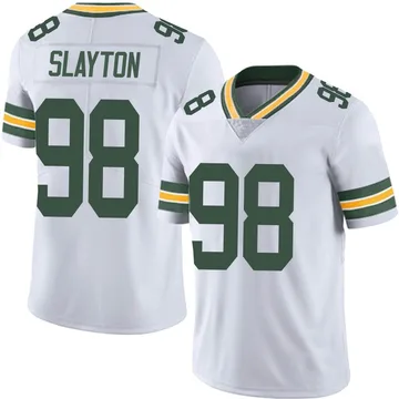 Youth Nike Green Bay Packers Chris Slayton White Vapor Untouchable Jersey - Limited