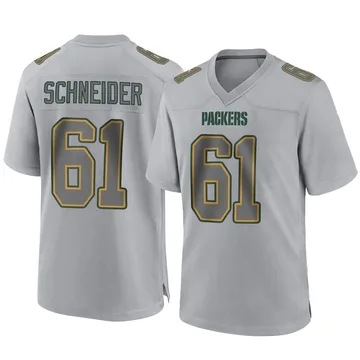 Youth Nike Green Bay Packers Cole Schneider Gray Atmosphere Fashion Jersey - Game