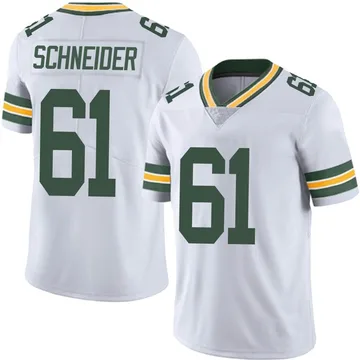 Youth Nike Green Bay Packers Cole Schneider White Vapor Untouchable Jersey - Limited