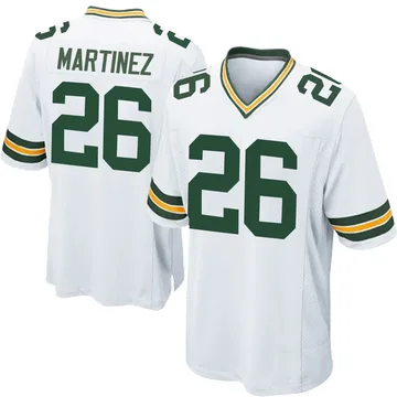 Youth Nike Green Bay Packers Damien Martinez White Jersey - Game