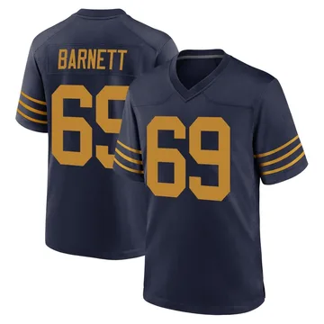 Youth Nike Green Bay Packers Dante Barnett Navy The 1923 Classic Jersey - Game