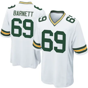 Youth Nike Green Bay Packers Dante Barnett White Jersey - Game