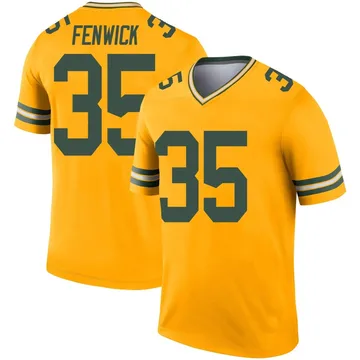 Youth Nike Green Bay Packers Deshaun Fenwick Gold Inverted Jersey - Legend