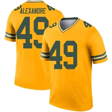 Youth Nike Green Bay Packers Deslin Alexandre Gold Inverted Jersey - Legend