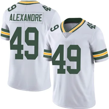 Youth Nike Green Bay Packers Deslin Alexandre White Vapor Untouchable Jersey - Limited