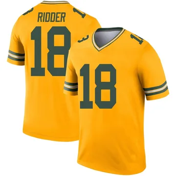 Youth Nike Green Bay Packers Desmond Ridder Gold Inverted Jersey - Legend