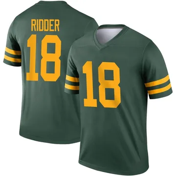 Youth Nike Green Bay Packers Desmond Ridder Green Alternate Jersey - Legend