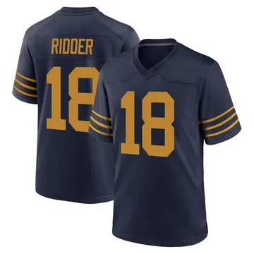 Youth Nike Green Bay Packers Desmond Ridder Navy The 1923 Classic Jersey - Game