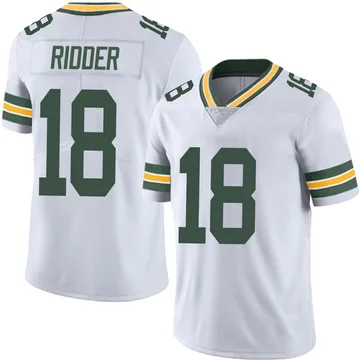 Youth Nike Green Bay Packers Desmond Ridder White Vapor Untouchable Jersey - Limited