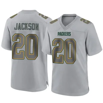 Youth Nike Green Bay Packers Domani Jackson Gray Atmosphere Fashion Jersey - Game