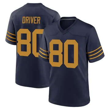 Youth Nike Green Bay Packers Donald Driver Navy The 1923 Classic Jersey - Game