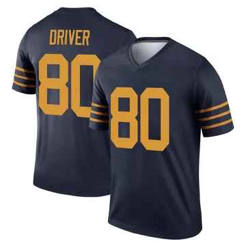 Youth Nike Green Bay Packers Donald Driver Navy The 1923 Classic Jersey - Legend