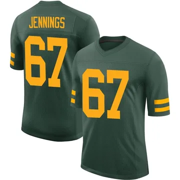 Youth Nike Green Bay Packers Donovan Jennings Green Alternate Vapor Jersey - Limited