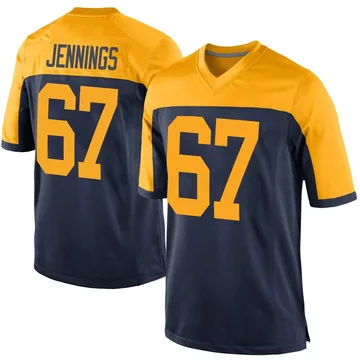 Youth Nike Green Bay Packers Donovan Jennings Navy Alternate Jersey - Game