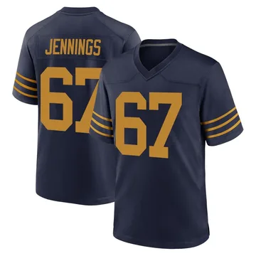 Youth Nike Green Bay Packers Donovan Jennings Navy The 1923 Classic Jersey - Game