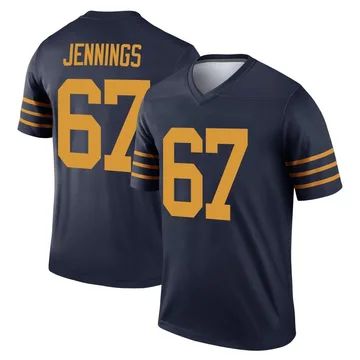 Youth Nike Green Bay Packers Donovan Jennings Navy The 1923 Classic Jersey - Legend