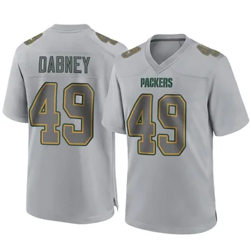 Youth Nike Green Bay Packers Drake Dabney Gray Atmosphere Fashion Jersey - Game