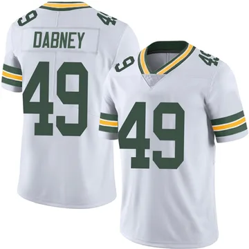 Youth Nike Green Bay Packers Drake Dabney White Vapor Untouchable Jersey - Limited