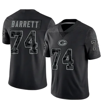 Youth Nike Green Bay Packers Dylan Barrett Black Reflective Jersey - Limited
