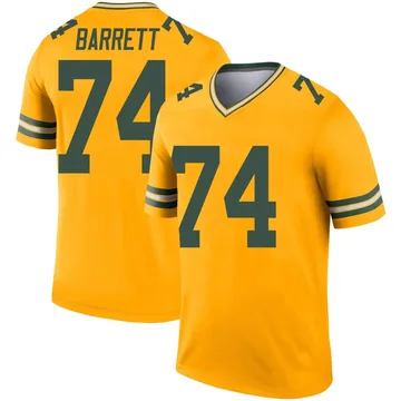 Youth Nike Green Bay Packers Dylan Barrett Gold Inverted Jersey - Legend