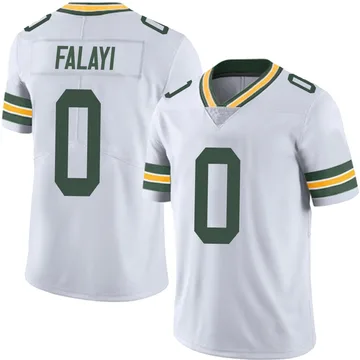Youth Nike Green Bay Packers Eni Falayi White Vapor Untouchable Jersey - Limited
