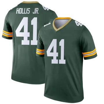Youth Nike Green Bay Packers Garnett Hollis Jr. Green Jersey - Legend