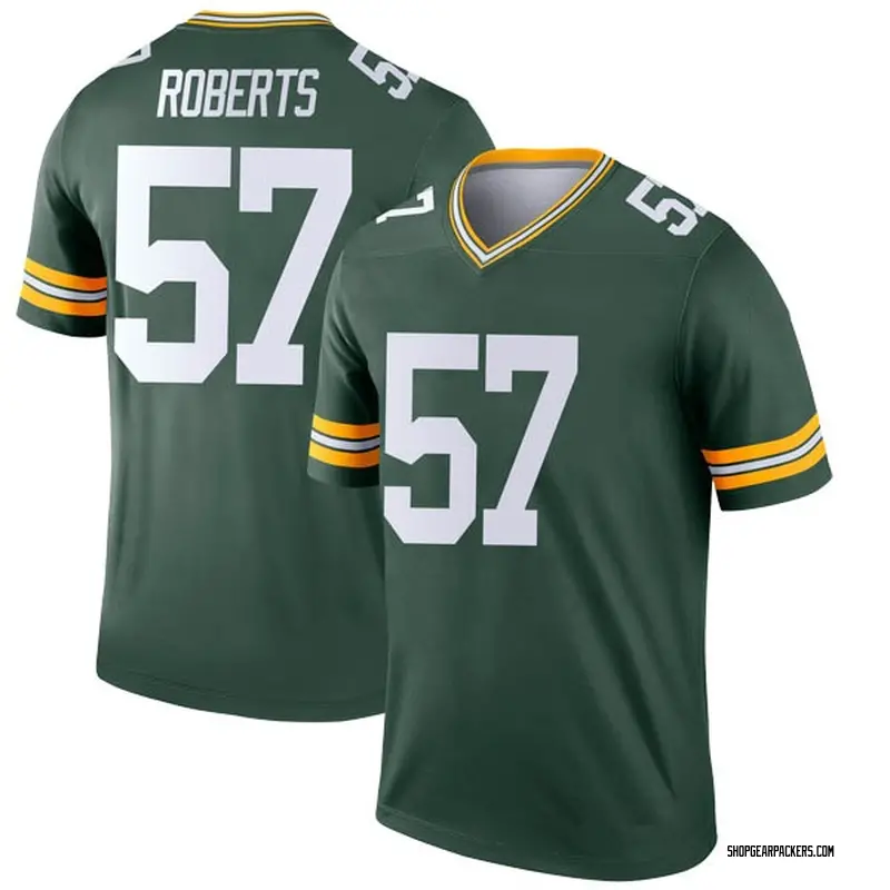Youth Nike Green Bay Packers Greg Roberts Green Jersey - Legend