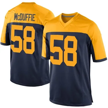 Youth Nike Green Bay Packers Isaiah McDuffie Navy Alternate Jersey - Game