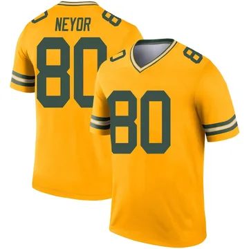 Youth Nike Green Bay Packers Isaiah Neyor Gold Inverted Jersey - Legend