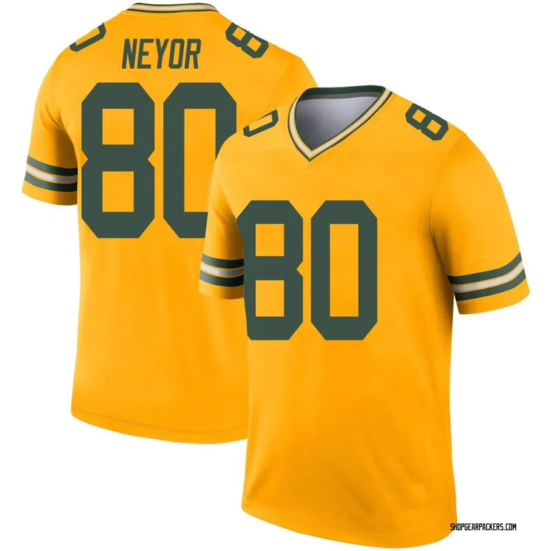 Youth Nike Green Bay Packers Isaiah Neyor Gold Inverted Jersey - Legend