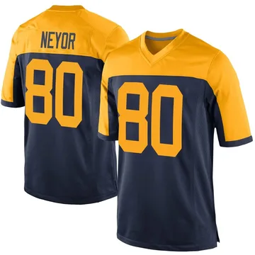 Youth Nike Green Bay Packers Isaiah Neyor Navy Alternate Jersey - Game