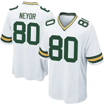 Youth Nike Green Bay Packers Isaiah Neyor White Jersey - Game