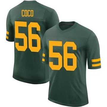 Youth Nike Green Bay Packers Jack Coco Green Alternate Vapor Jersey - Limited