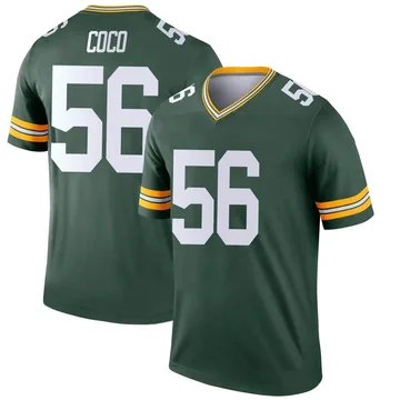 Youth Nike Green Bay Packers Jack Coco Green Jersey - Legend