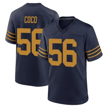 Youth Nike Green Bay Packers Jack Coco Navy The 1923 Classic Jersey - Game