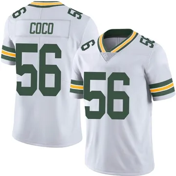 Youth Nike Green Bay Packers Jack Coco White Vapor Untouchable Jersey - Limited