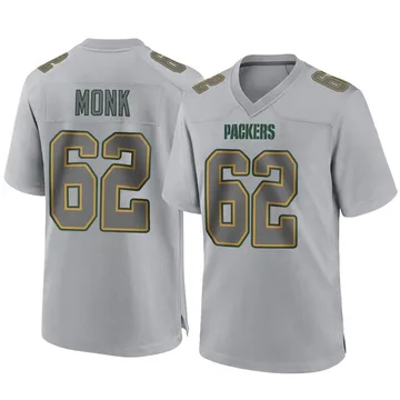 Youth Nike Green Bay Packers Jacob Monk Gray Atmosphere Fashion Jersey - Game