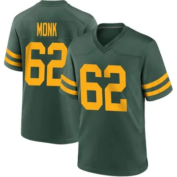 Youth Nike Green Bay Packers Jacob Monk Green Alternate Jersey - Game