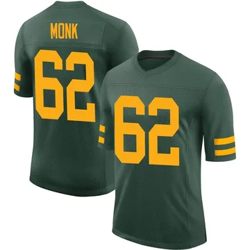 Youth Nike Green Bay Packers Jacob Monk Green Alternate Vapor Jersey - Limited