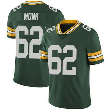 Youth Nike Green Bay Packers Jacob Monk Green Team Color Vapor Untouchable Jersey - Limited