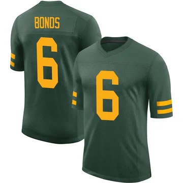 Youth Nike Green Bay Packers Jadakis Bonds Green Alternate Vapor Jersey - Limited