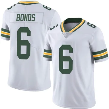 Youth Nike Green Bay Packers Jadakis Bonds White Vapor Untouchable Jersey - Limited
