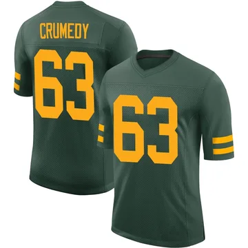 Youth Nike Green Bay Packers Jaden Crumedy Green Alternate Vapor Jersey - Limited