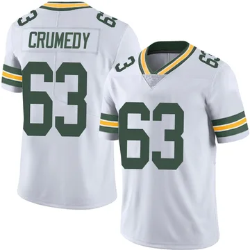 Youth Nike Green Bay Packers Jaden Crumedy White Vapor Untouchable Jersey - Limited