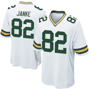 Youth Nike Green Bay Packers Jadon Janke White Jersey - Game